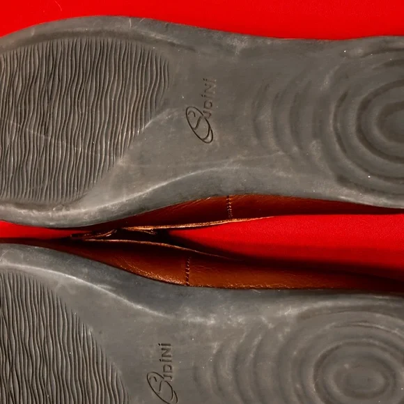 Sudini Brown Leather soft loafers size 10 medium - Picture 6 of 9